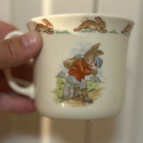 Vintage 3 Pc Bunnykins Set, Royal Doulton Tableware LTD 1936, Mug, Bowl & Plate - Picture 6 of 9